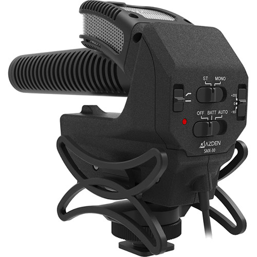 میکروفن-روی-دوربین-ازدن-Azden-SMX-30-Stereo--Mono-Switchable-Video-Microphone